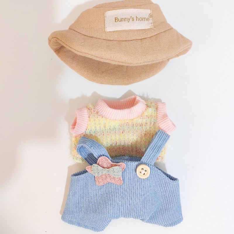 15cm Doll Clothes T-shirt Pants Accessories Set