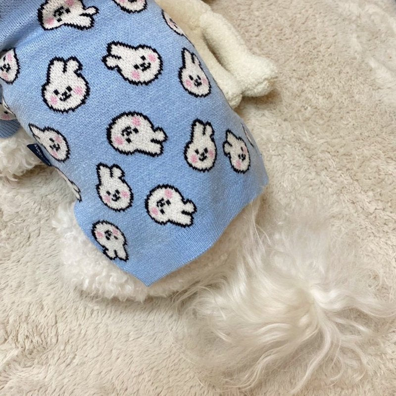 Winter Dog Sweater For Small Dogs Cute Animal Dog Knitted Pullovers Soft Warm Puppy Clothes Fashion Cat Sweater Pet Dog Supplies