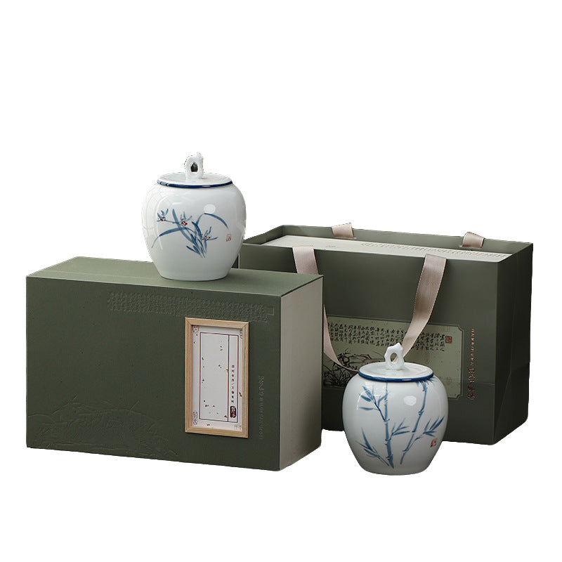New Chinese-style Tea Caddy Empty Gift Box