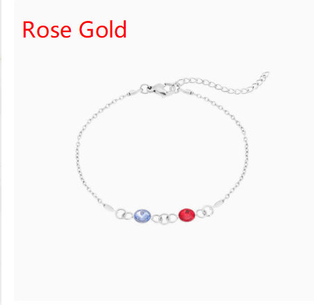 Thanksgiving Accessories Born In December Stone Color Diamond Bracelet