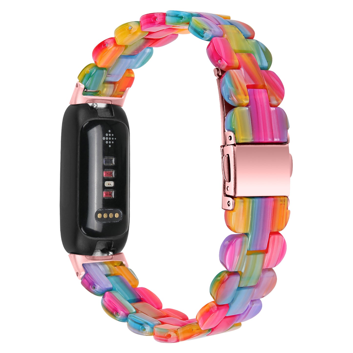 Fashion Personality Oval Resin Smart Flower Strap