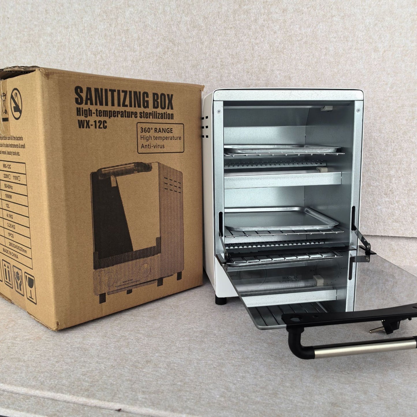High Temperature Disinfection Cabinet Beauty Manicure Stainless Steel