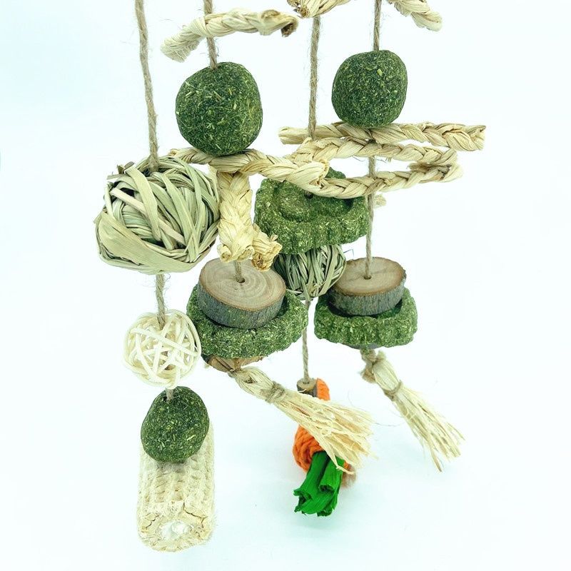 Parrot Toys Hamster Gnawing Toy Rabbit Molar String