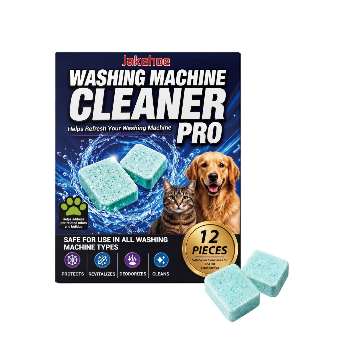 Pet Washing Machine Cleaning Tablets