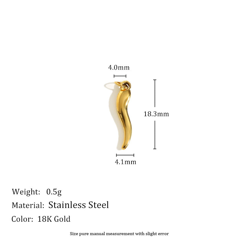 DIY Jewelry Accessories Stainless Steel Plated Pendant
