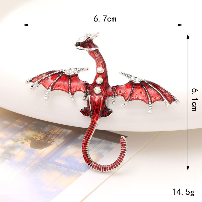 Diy Dripping Enamel Dragon Diamond Animal Accessories