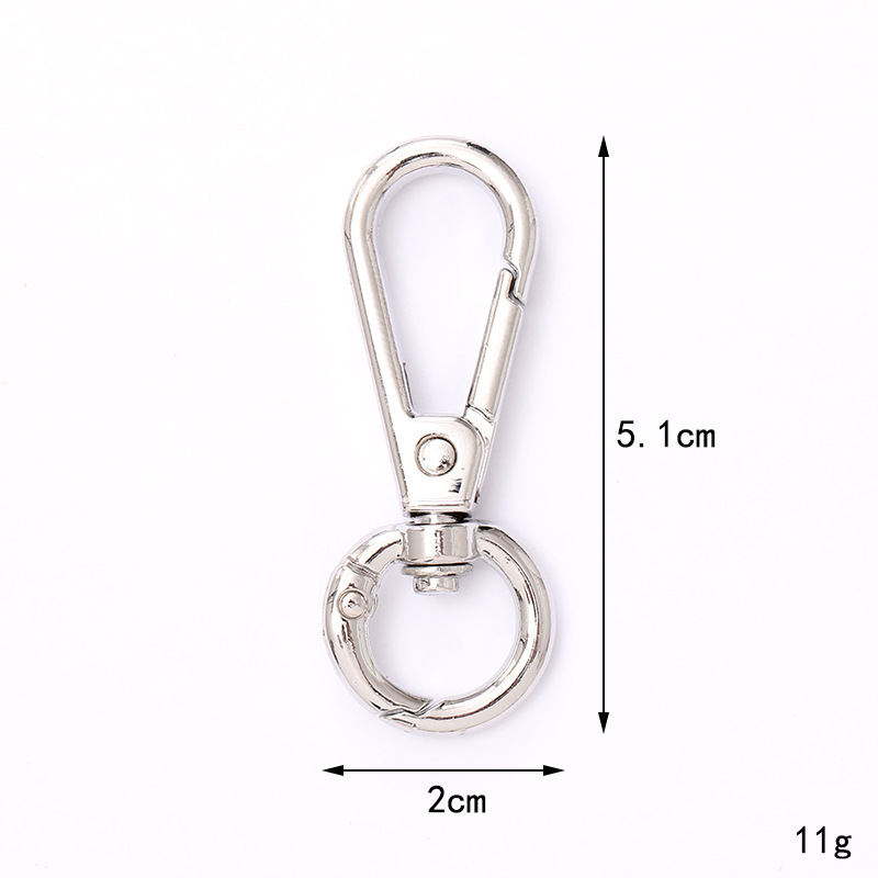 Zinc Alloy Ring Buckle Fish Mouth Buckle Key Accessories All-matching Bag