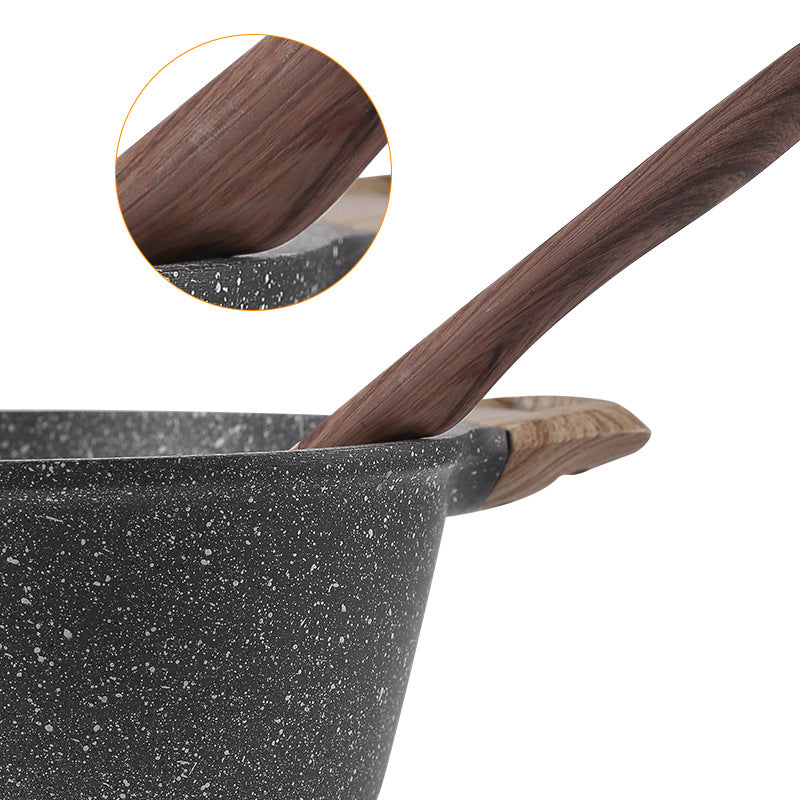 Silicone Wood-Grain Kitchen Utensil Set 12 Pieces Non-Stick Spatula