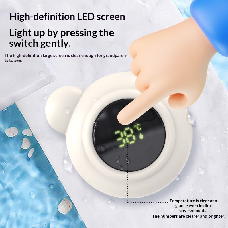 Mother-and-baby Gift Toy Baby Bath Water Temperature Tester With Visual Display