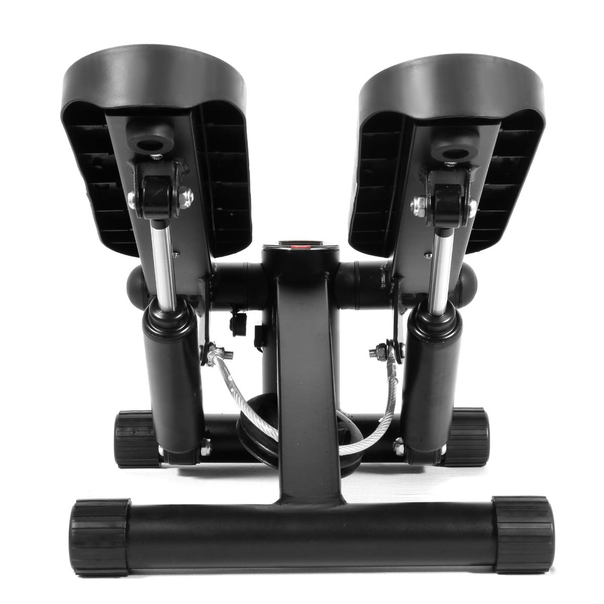 Mini Exercise Stepper With Resistance Bands And LCD Monitor Home Fitness Equipment