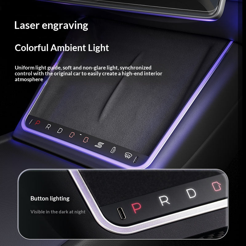 Button-operated Wireless Charging Ambient Light