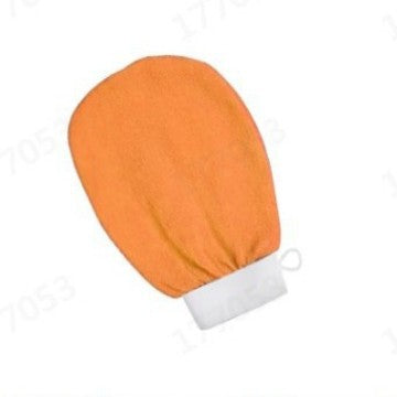 Artificial Silk Rubbing Dead Skin Cutin Massage Bath Gloves Rubbing