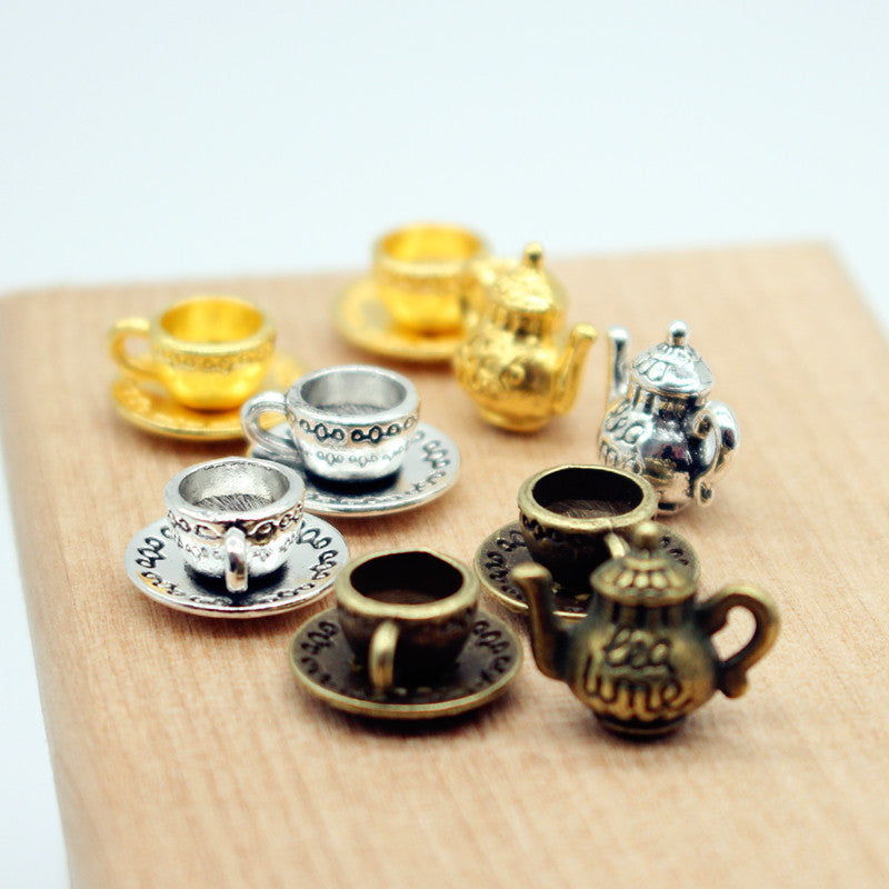 Teapot And Coffee Pot Alloy Decorative Accessories