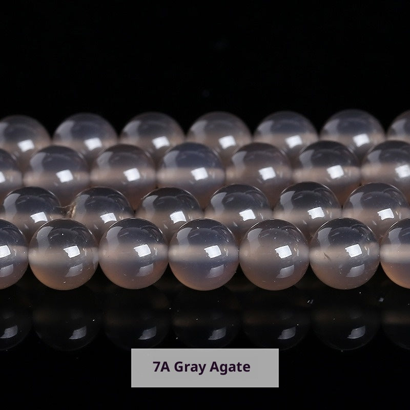 White Chalcedony DIY Accessories With Agate Beads