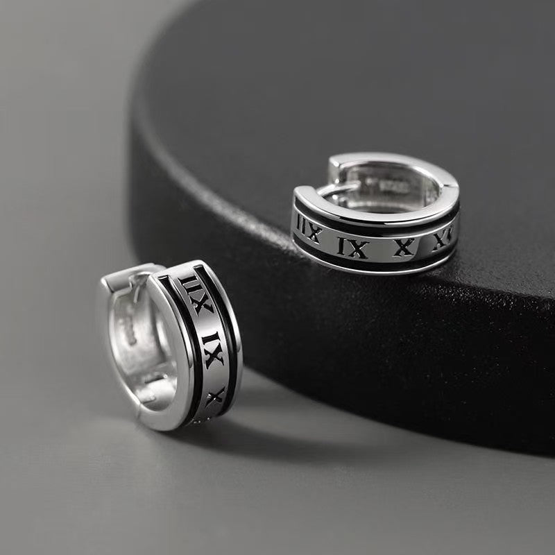2026 Hot Trend Minimal Men Ear Studs, All Occasion High-End All-Match Earrings, Retro Vintage Fashion Clip Earrings For Young Trendy Girls