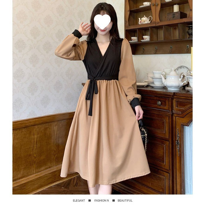 Retro New Korean Slim Fit Women's Dress
