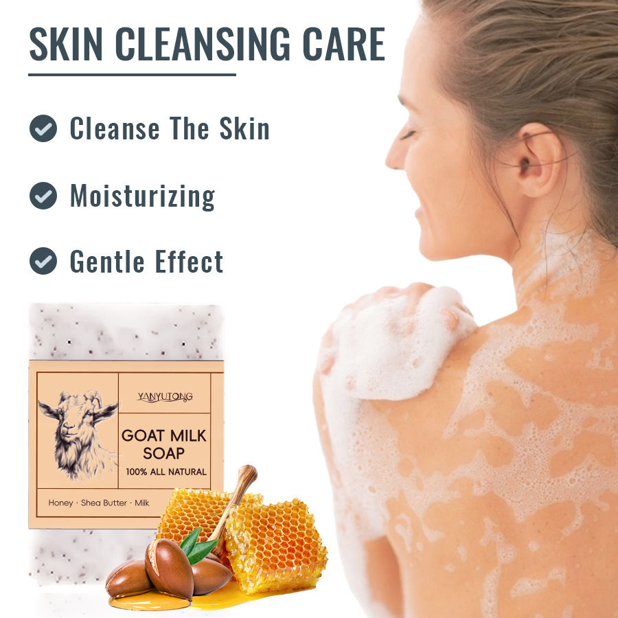 Deep Cleansing Skin Care Bath Goat Milk Soap