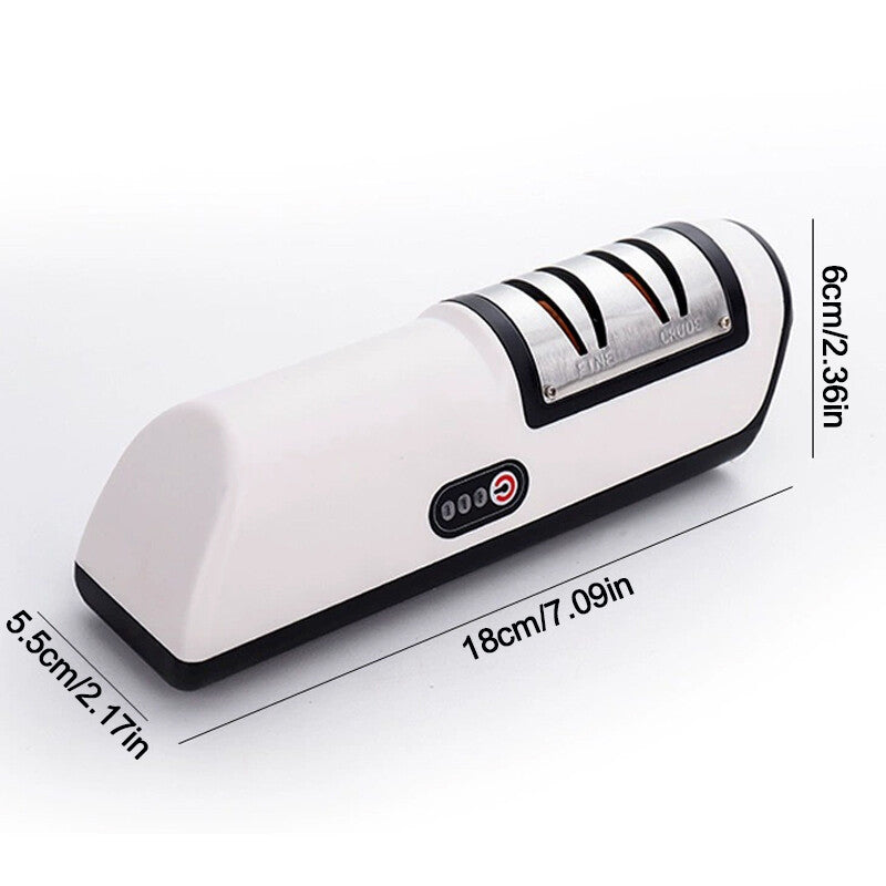 3Speed Electric Knife Sharpener Kitchen Sharpening Polish Tool Stainless Steel R