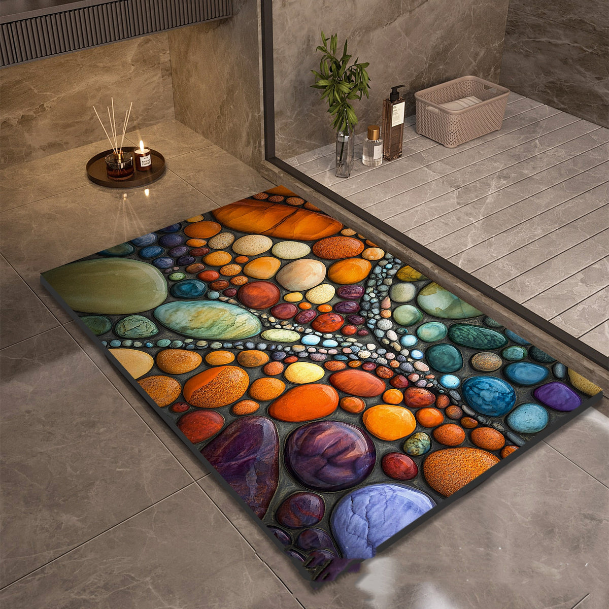 Bathroom Diatomaceous Earth Quick-drying Bath Mat
