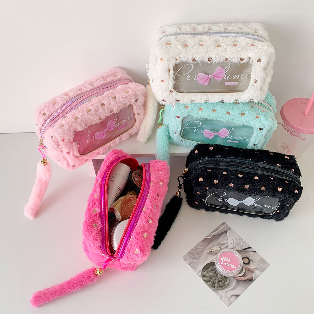 Plush Large-Capacity DIY Craft Supply Storage Bag