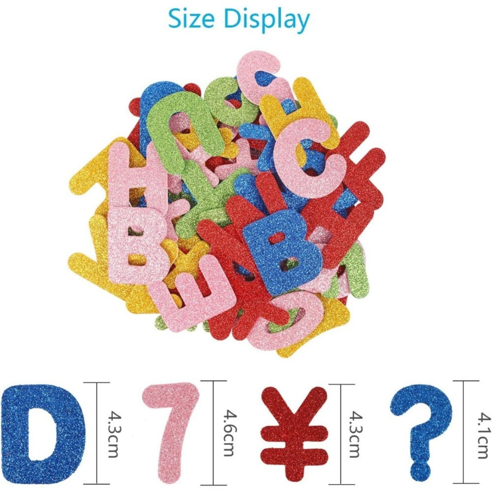 142-Piece Set Of Letter And Number Stickers, Colorful Self-Adhesive Labels For School & Office, Large Set Of ABC Stickers For Labeling & Crafts—Color-Coded Labels