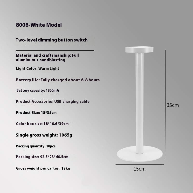 Led Simple Atmosphere Touch Wireless Charging Lamp