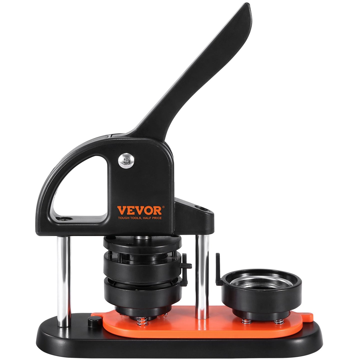 VEVOR Button Maker Machine, 2.28 Inch 58mm Pin Maker With 100pcs Button Parts, Ergonomic Arc Handle Punch Press Kit, Button Maker With Panda Magic Book, For Children DIY Gifts And Christmas