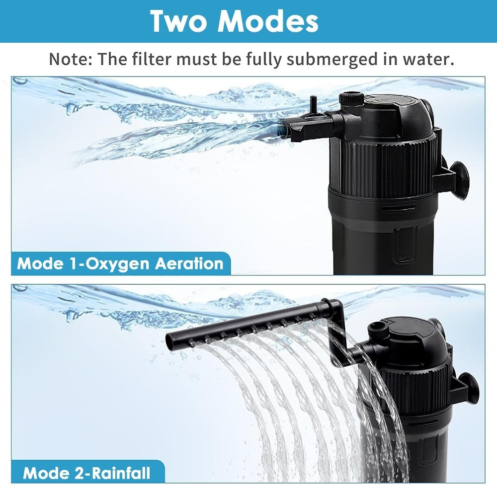 400L H Aquarium Fish Tank Internal Filter Submersible Filter All Pond Solutions