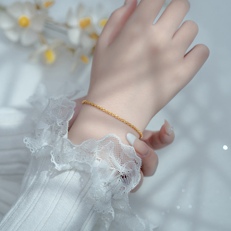 Korean-style Shimmering Light-luxury Bracelet For Women