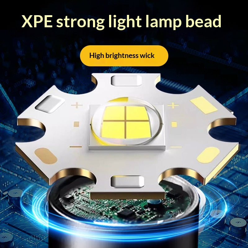 Household Portable USB-Charging Multifunction Mini Flashlight