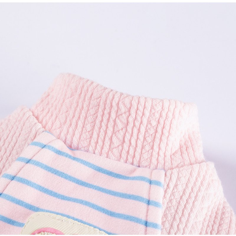 Cute Striped Dog Shirts With Belt Loops, Soft Knitted Pet Clothes For Puppies And Cats, Fashionable Puppy Clothing