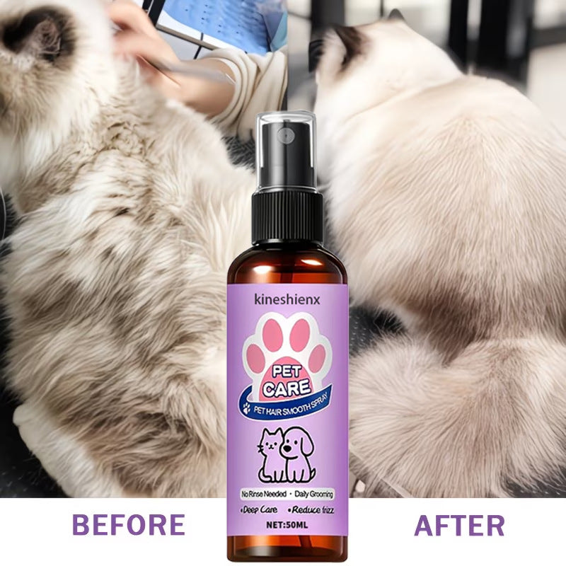 Anti-Static Pet Hair Softening Spray For Cats And Dogs
