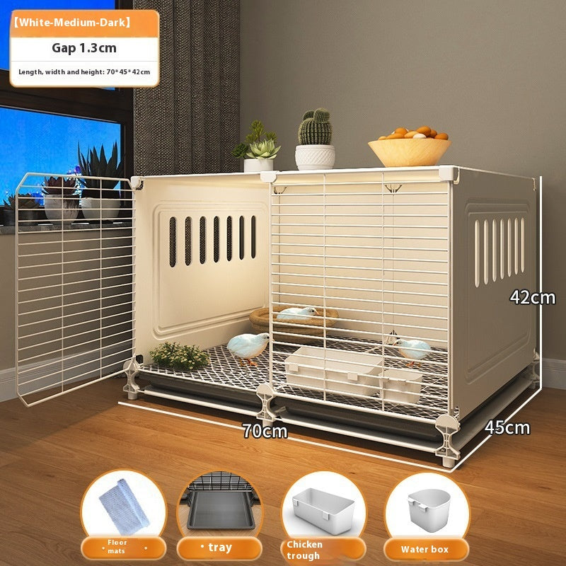 Chicken Cage Splash-proof Indoor Feeding Household Chicken Coop Chick Rutin