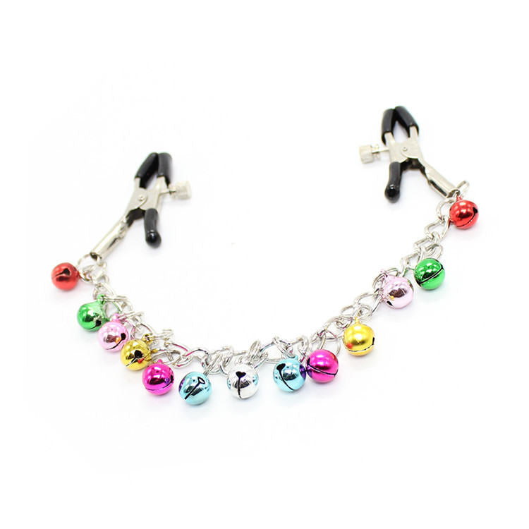 Nipple Clamp Iron Chain 13 Bells Couple Toys