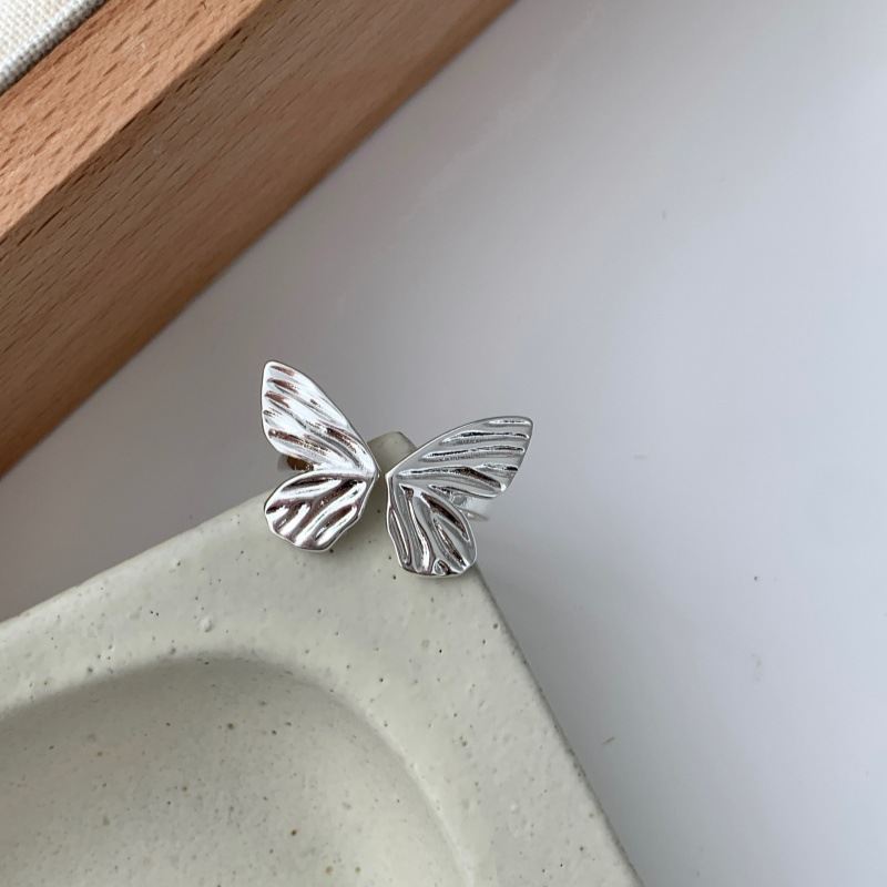 Minimalist Sweet Cool Butterfly Ring For Women, Smart Forest Style, INS Niche High-End Design