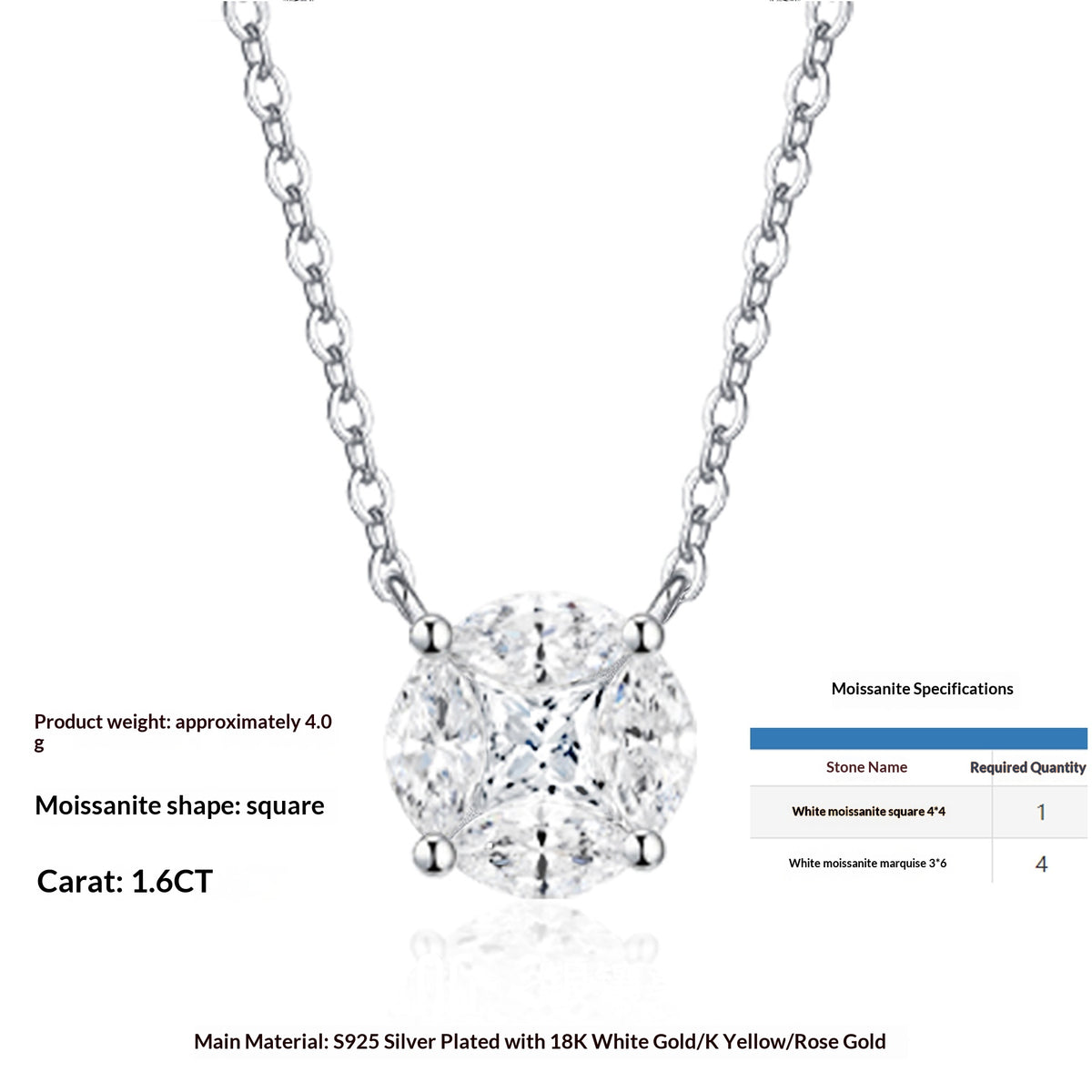 Japanese And Korean Fashion Light Luxury Niche Brand8 Hearts 8 Arrows Dazzling Clavicle Necklace