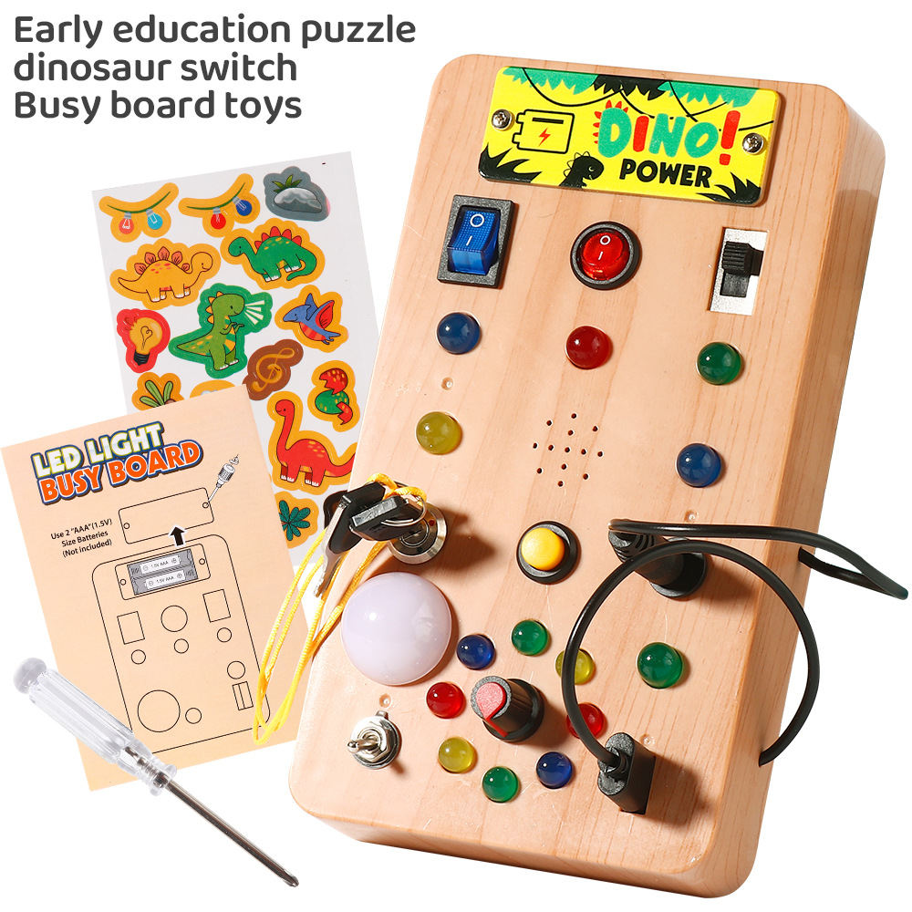 Montessori Early Education Led Lamp Holder Educational Luminous Toys