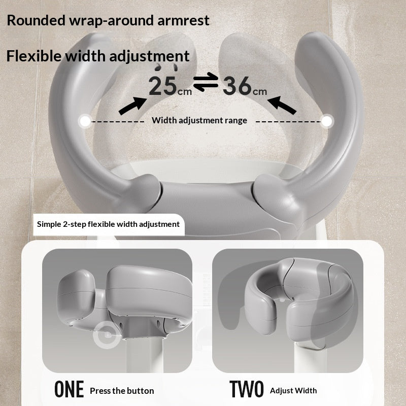 Baby Standing Bath Support With Handrails