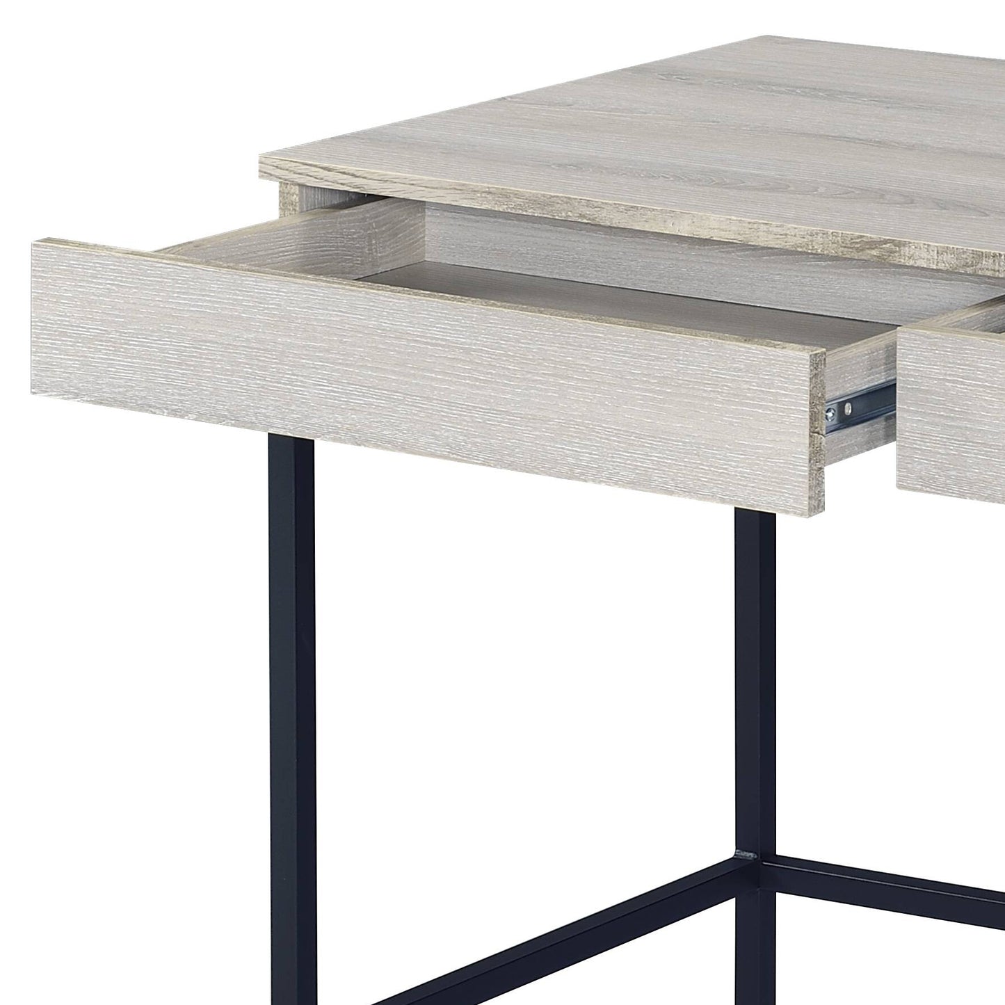 Wendral Natural & Black Finish Writing Desk