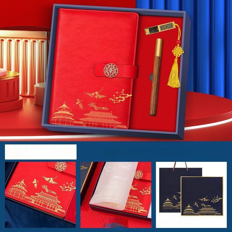 Home Holiday Event Business Gift Notebook Set