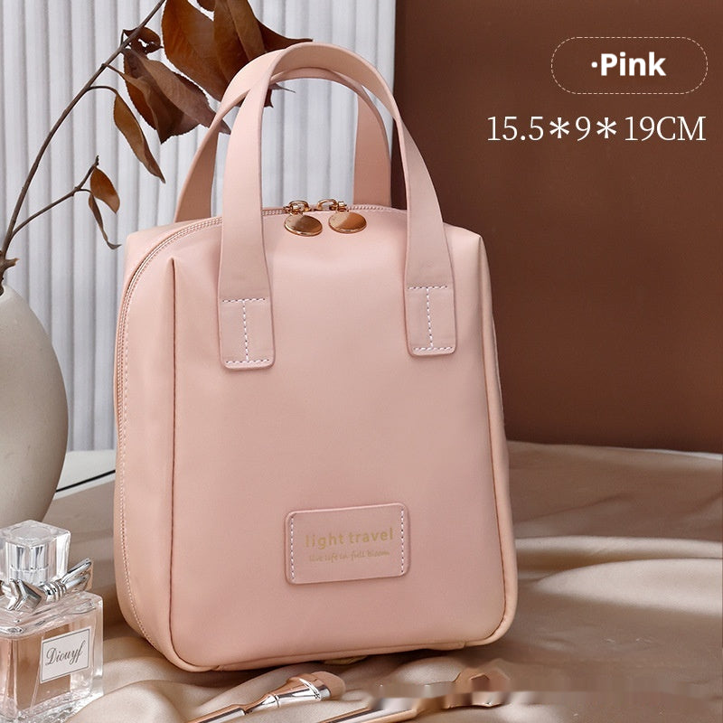 Korean-style Portable Waterproof Wash Bag With Dry-wet Separation And A Matte Finish For Bathing And Swimming