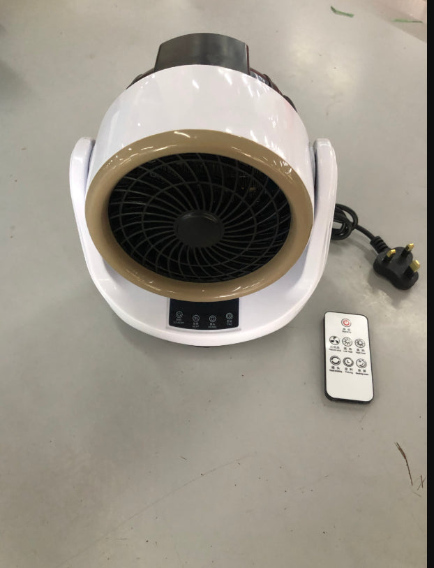 New Swing Fan Cooling And Heating Remote Control Can Be Warm Air Blower