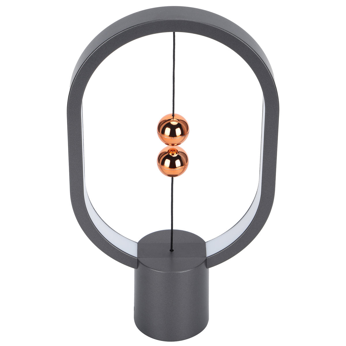 Balance Lamp USB Smart Magnetic Absorption Half Air Switch LED Desk Light Ornaments