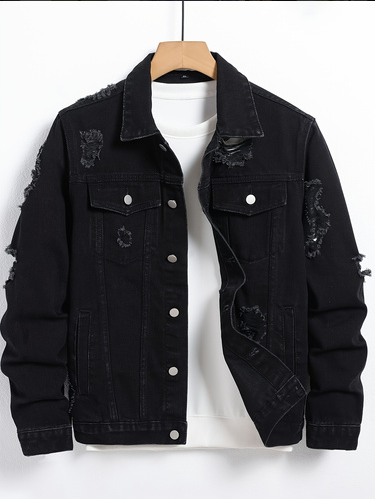 Korean Version Of Loose-fitting Denim Jacket