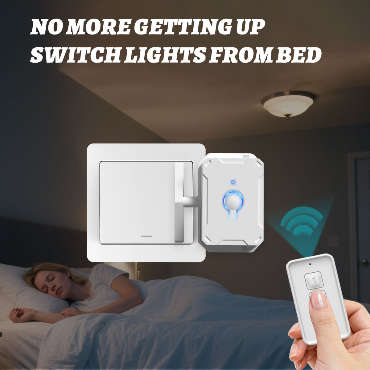 Wireless Hands-free Lighting Controlsmart Rechargeable Remote