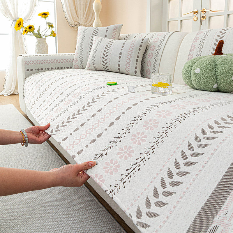 Ice Silk Cooling Mat Simple Sofa Cushion