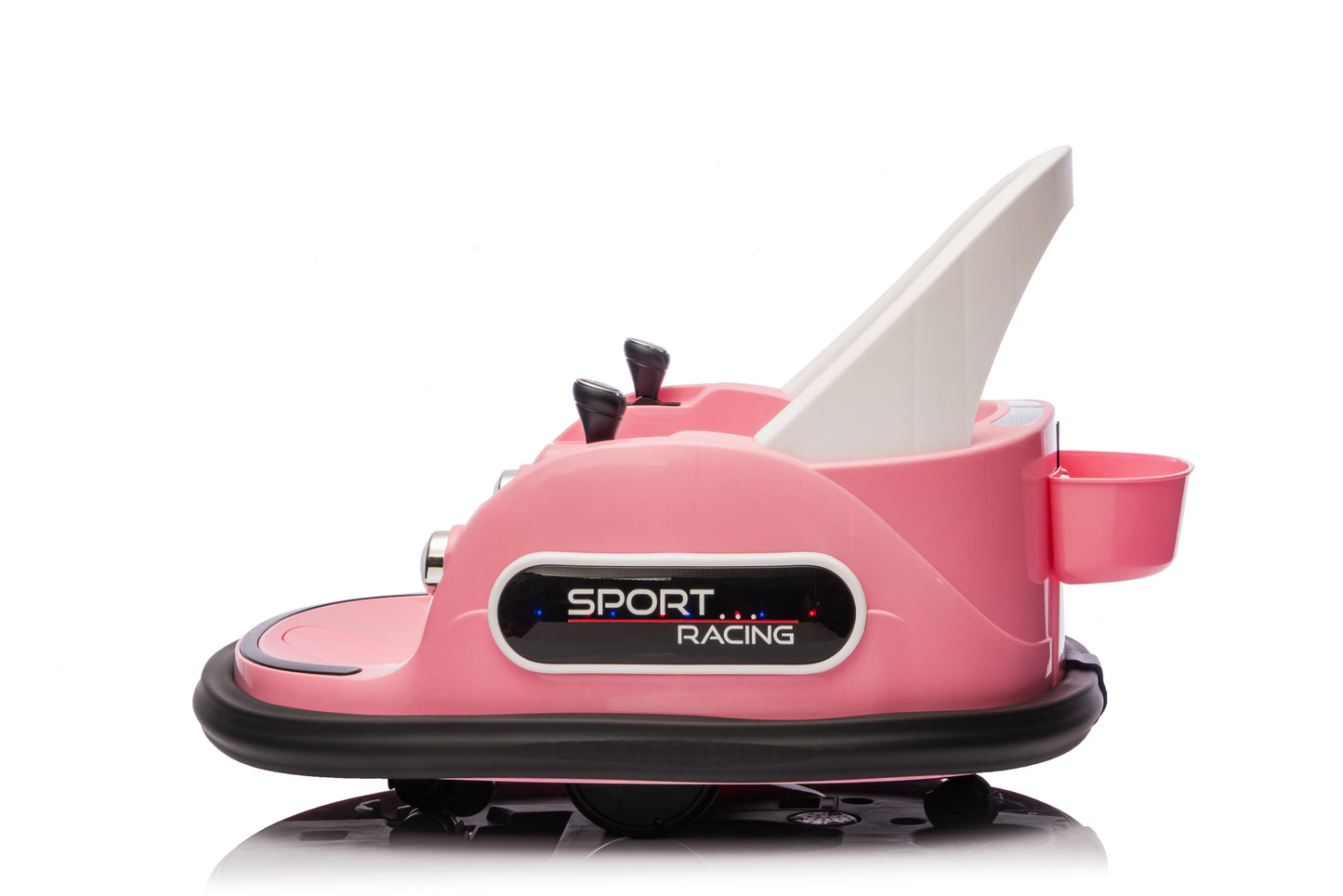 12V Ride On Bumper Car For Kids,electric Car For Kids,1.5-5 Years Old,W Remote Control, LED Lights, Bluetooth & 360 Degree Spin, Vehicle Body With Anti-collision Padding Five-point Safety Belt,2wd