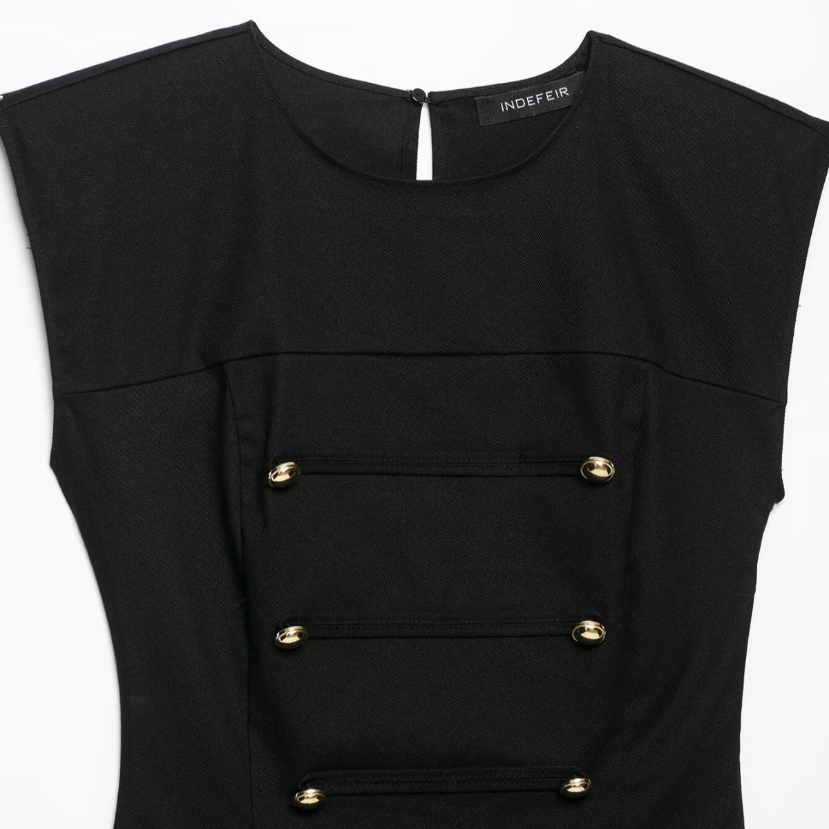 Summer New Fashion Rope-Knot-Trim Dress