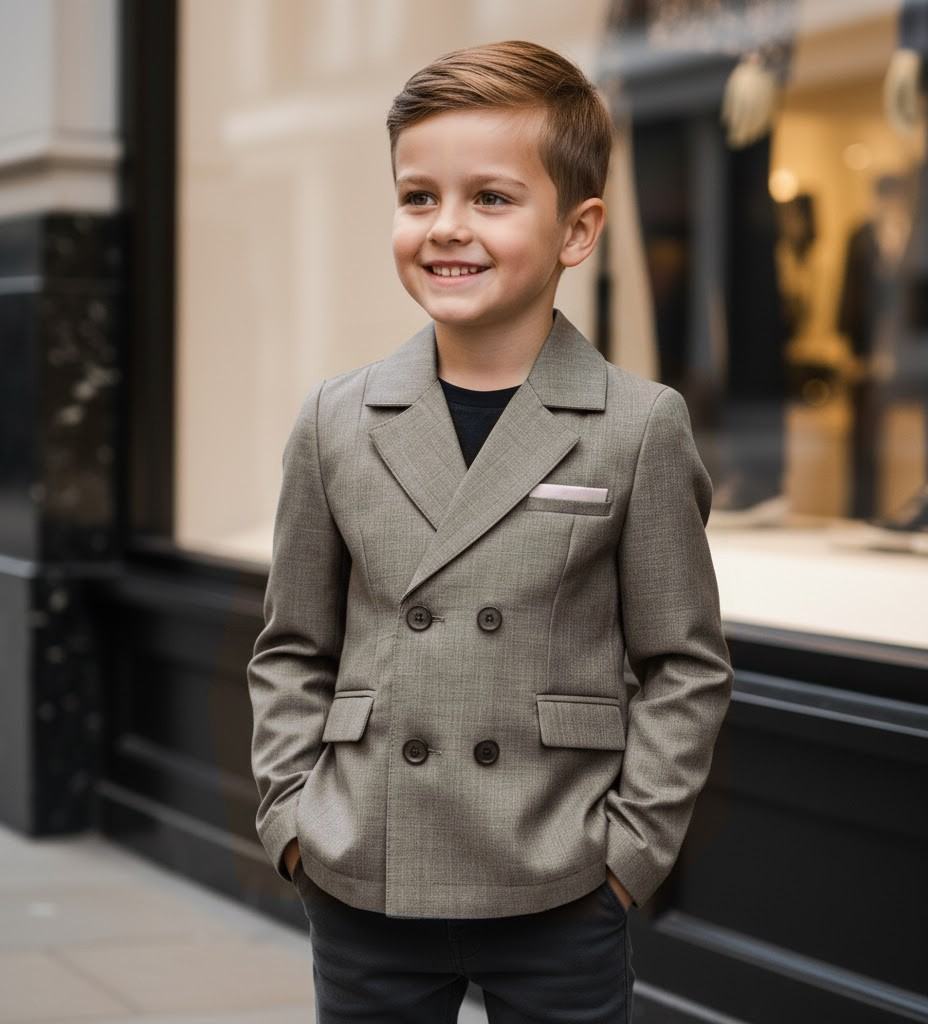 Boy Spring Summer Formal Blazer Smart Suit Kids Junior Senior School Jacket3-12
