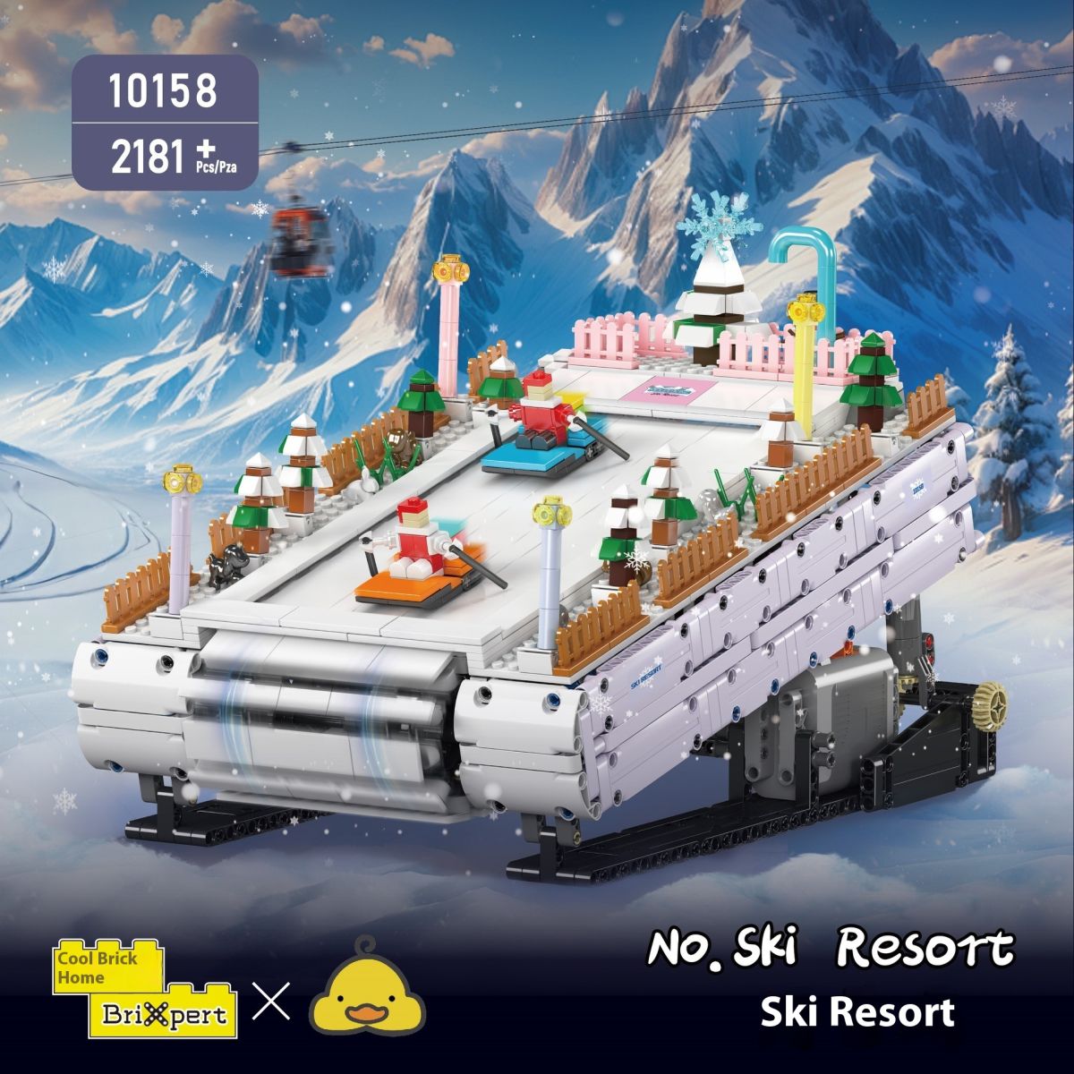 Park Roller Coaster Assembled Model Building Blocks Toys
